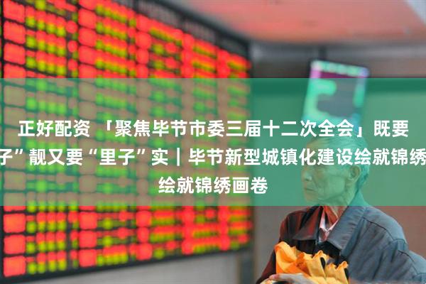 正好配资 「聚焦毕节市委三届十二次全会」既要“面子”靓又要“里子”实｜毕节新型城镇化建设绘就锦绣画卷