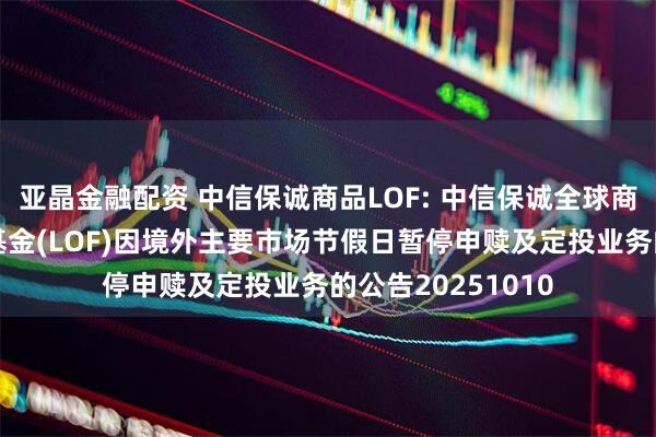 亚晶金融配资 中信保诚商品LOF: 中信保诚全球商品主题证券投资基金(LOF)因境外主要市场节假日暂停申赎及定投业务的公告20251010